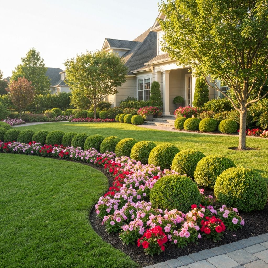 Gepflegter Vorgarten